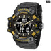 Men Sports Quartz Wrist 50m Waterproof Watch Week Display
