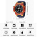 Men Sports Quartz Wrist 50m Waterproof Watch Week Display