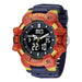 Men Sports Quartz Wrist 50m Waterproof Watch Week Display