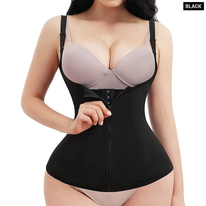 Sports Waist Trainer Women Belts with Zipper Hook Corset