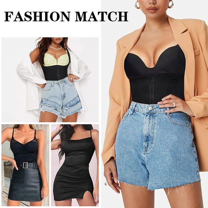 Sports Waist Trainer Women Belts with Zipper Hook Corset