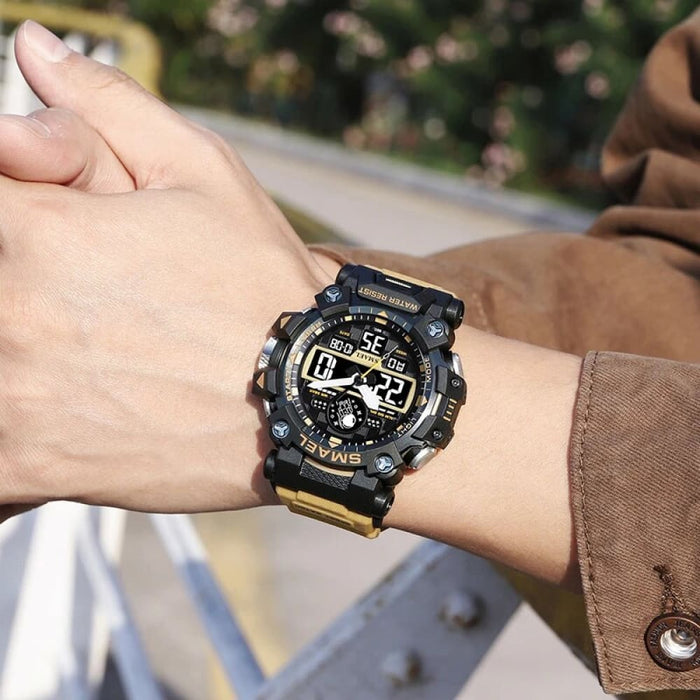 Men Sports 50m Waterproof Digital New Military Watch Army