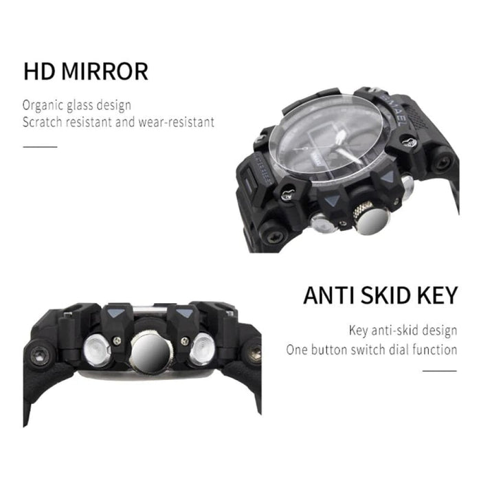 Men Sports 50m Waterproof Digital New Military Watch Army