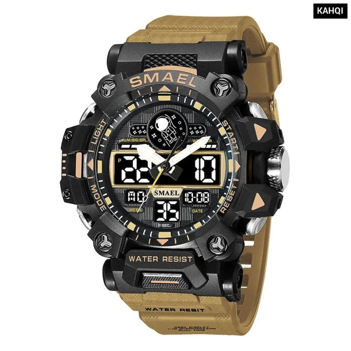 Men Sports 50m Waterproof Digital New Military Watch Army