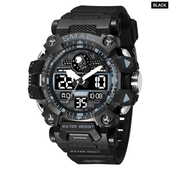 Men Sports 50m Waterproof Digital New Military Watch Army