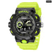 Men Sports 50m Waterproof Dual Time Digital Analog 8081