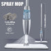 Spray Floor Mop With Replacement Microfiber Pads For Wood