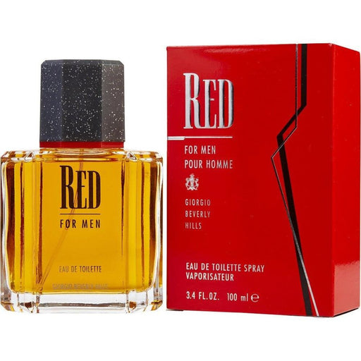 Red Edt Spray by Giorgio Beverly Hills for Men - 100 Ml