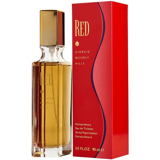 Red Edt Spray by Giorgio Beverly Hills for Women - 90 Ml