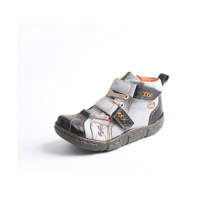 Spring And Autumn Wash Pu Leather Womens Ankle Boots