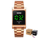 Square Design Touch Screen Led Digital Men;s Watch