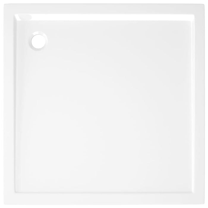 Square Abs Shower Base Tray White 80x80 Cm Oankbi