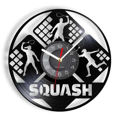 Squash Vinyl Lp Wall Clock