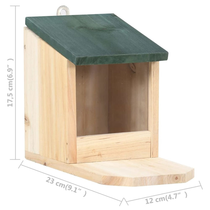 Squirrel Houses 4 Pcs Firwood Aixto