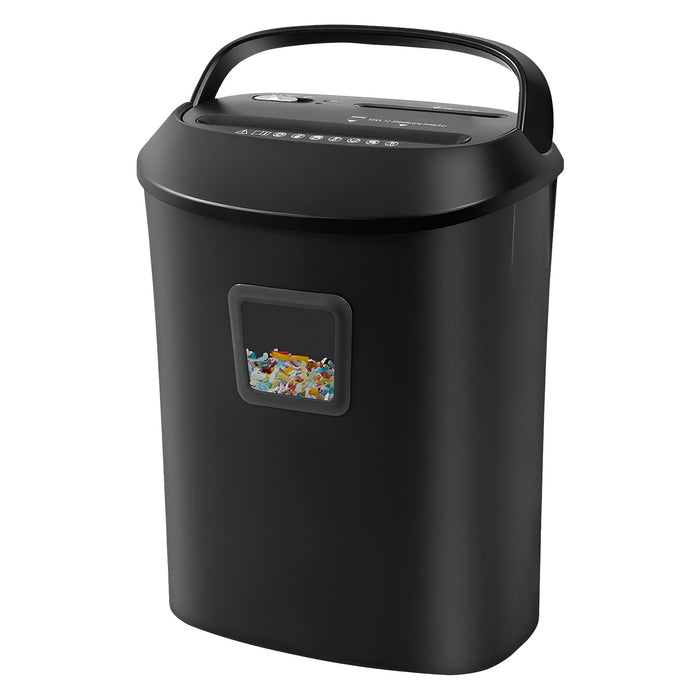 25L 12-Sheet Paper Shredder Electric Cross-Cut Home & Office Cutter
