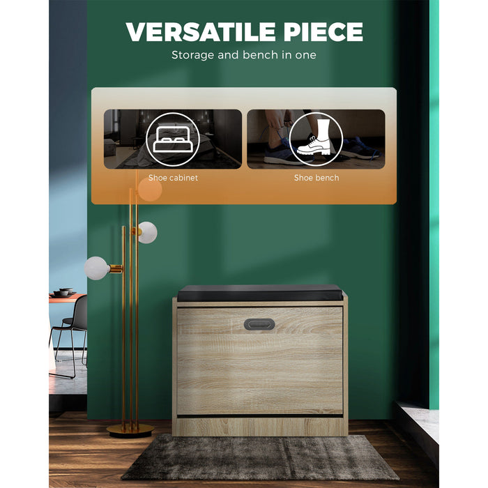 Shoes Rack Storage Shoe Cabinet Bench Shelf Organiser Cupboard 15 Pairs