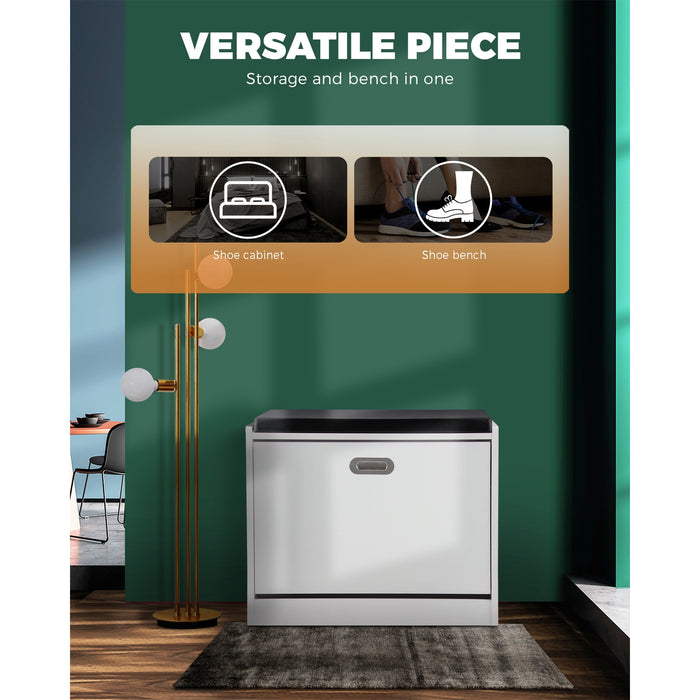 Shoes Rack Storage Shoe Cabinet Bench Shelf Organiser Cupboard 15 Pairs