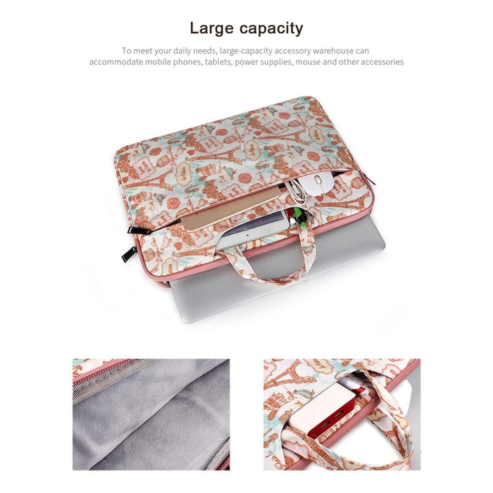 St01dz Lightweight Canvas Printed Laptop Bag Size 14.1 15.4