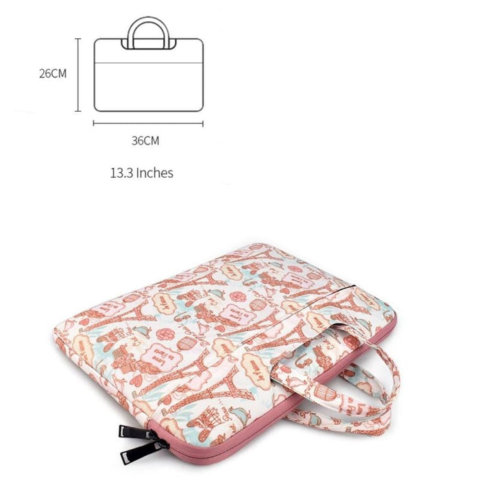 St01dz Waterproof Canvas Laptop Handbag For 13.3 Inch