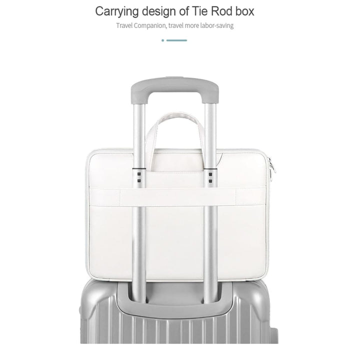 St01kt Lightweight Pu Printed Laptop Bag Size 14.1 15.4 Inch