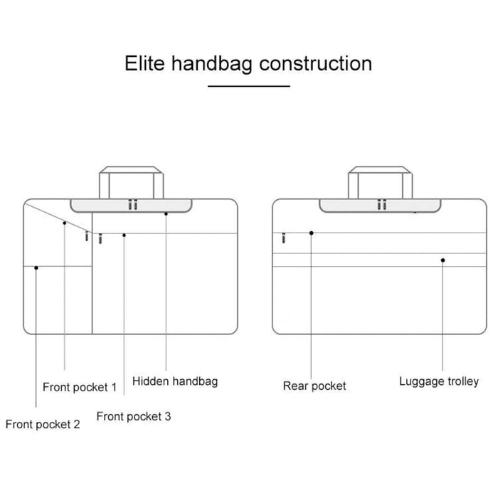 St02s Waterproof Tear Resistance Hidden Portable Strap