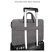 St06sdj Frosted Pu Business Laptop Bag With Detachable