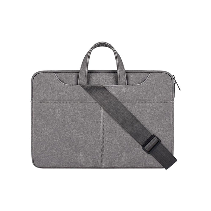 St06sdj Frosted Pu Business Laptop Bag With Detachable