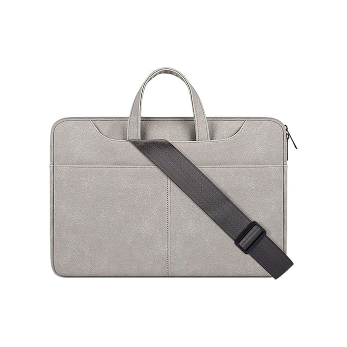 St06sdj Frosted Pu Business Laptop Bag With Detachable