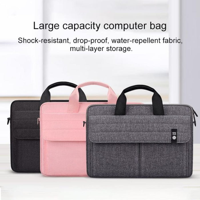 St08 Handheld Briefcase Carrying Storage Bag For 15.6 Inch