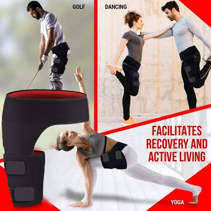 Hip Stability Brace Protector Supporting the Adductor