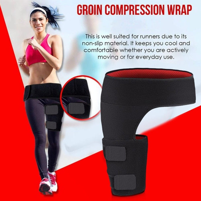 Hip Stability Brace Protector Supporting the Adductor