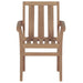 Stackable Garden Chairs 4 Pcs Solid Teak Wood Tbittil