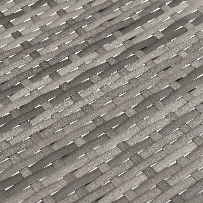 Stackable Outdoor Chairs 6 Pcs Grey Poly Rattan Tobbnn