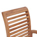 Stacking Dining Chairs 2 Pcs Solid Teak Aalla