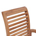 Stacking Dining Chairs 4 Pcs Solid Teak Aallp