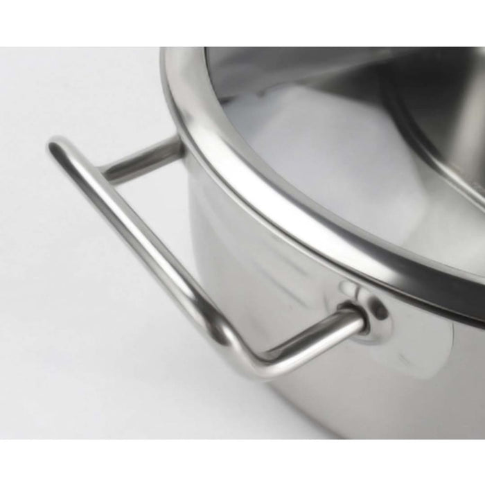 Stainless Steel 26cm Casserole With Lid Induction Cookware