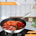 Stainless Steel Fry Pan 36cm Frying Induction Frypan Non