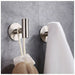 Stainless Steel Adhesive Robe Hook for Bathroom and Kitchen
