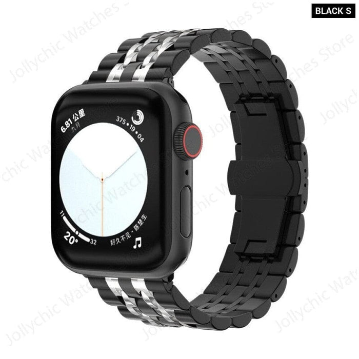 Stainless Steel Adjustable Replacement Band for Apple Watch