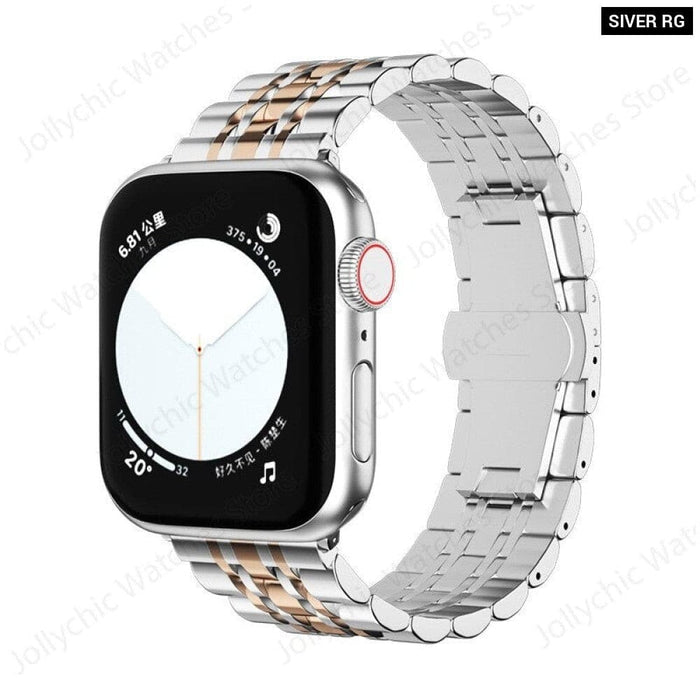 Stainless Steel Adjustable Replacement Band for Apple Watch