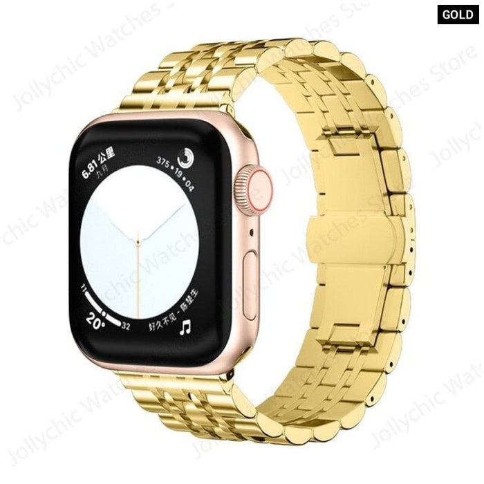 Stainless Steel Adjustable Replacement Band for Apple Watch