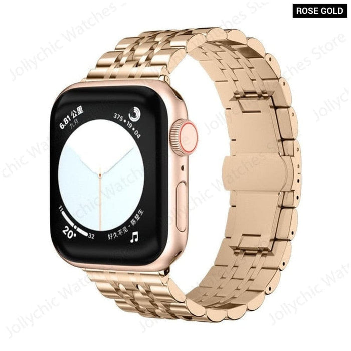 Stainless Steel Adjustable Replacement Band for Apple Watch