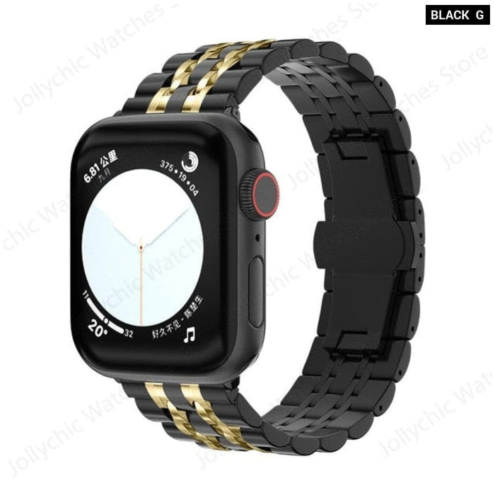 Stainless Steel Adjustable Replacement Band for Apple Watch