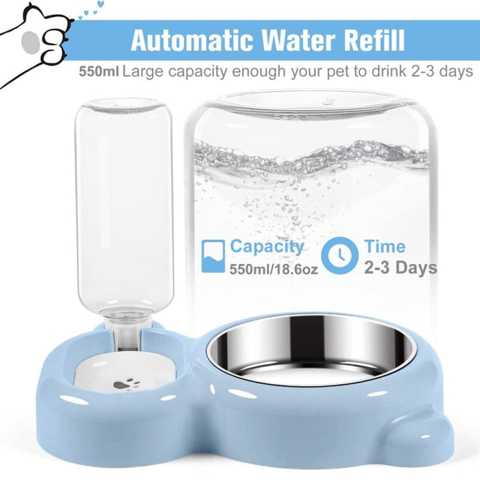 Stainless Steel Automatic Detachable Water Bowl for Kitten