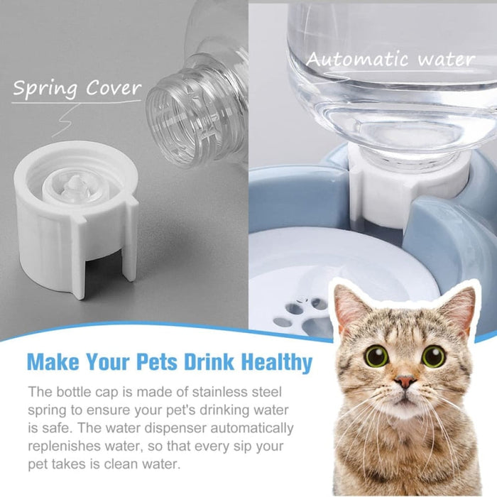 Stainless Steel Automatic Detachable Water Bowl for Kitten