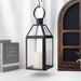 Stainless Steel Candle Hanging Lantern with Tempered Glass