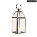 Stainless Steel Candle Hanging Lantern with Tempered Glass