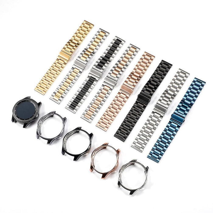 Stainless Steel Case + watch Band with Tool for Samsung