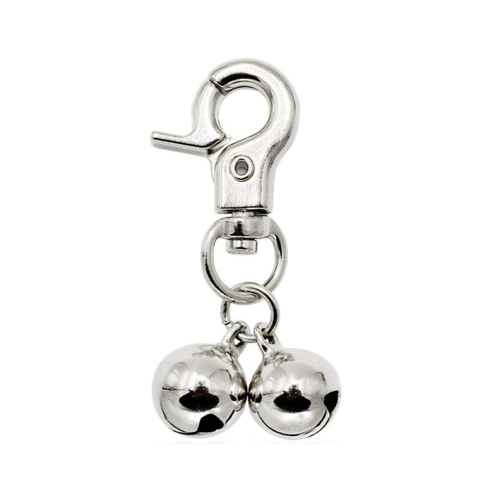 Stainless Steel Charm Heavy Duty Snap Clips Bells for Pet