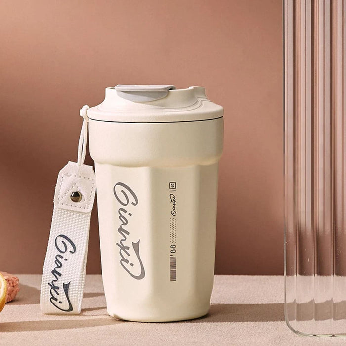 Stainless Steel Coffee Thermos with Handles